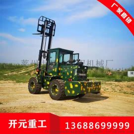 山東廠(chǎng)家直銷(xiāo) 高性能四驅(qū)越野柴油小型叉車(chē)，助力土石方工程施工
